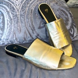 Fashion gold slides